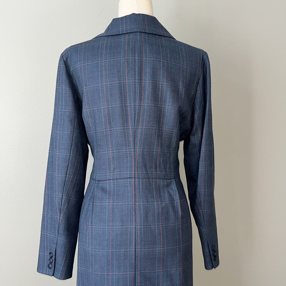 Pendleton Wool Plaid Double Breasted Blazer Dress… - image 5